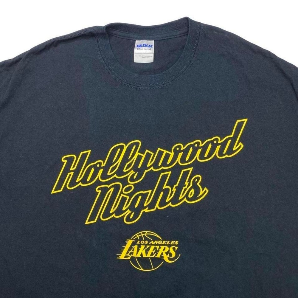 LA Los Angeles Lakers basketball promo shirt x Hollywood nights - Kobe era